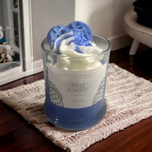 Blue Waffle Candle. Essence of Whakinov Blue Waffle Candle.